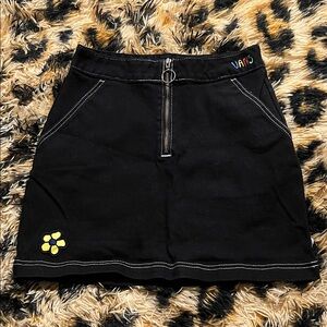 Vans black mini skirt